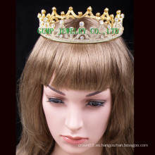 Corona caliente de la venta de la tiara cristalina plateada oro 2016